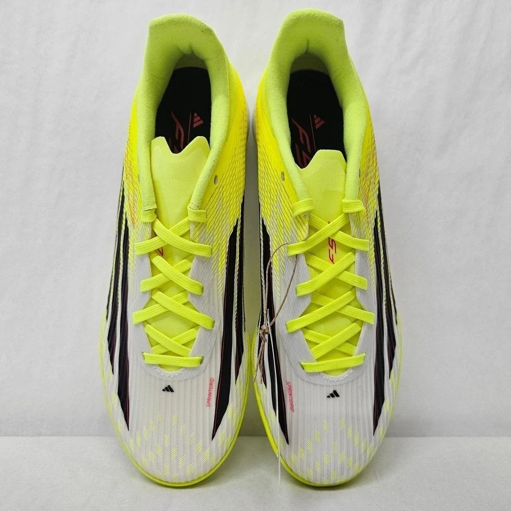 Adidas F50 League TF Turf Soccer Cleats JR8978 Solar Yellow Black Men Size 9.5